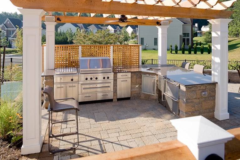 Outdoor Living and Entertainment Patio